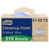 Tork Cleaning Cloth Blue Folded Handy Box CT 210