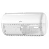 Tork Dispenser Toilet Roll Twin White T4 EA