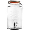 Kilner Round Clip Top Drink Dispenser w Tap 8Ltr EA