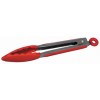 Silicone Tongs 23cm Red w SS Handle EA