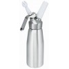 SS Cream Whipper w gas Cover 3 Nozzles 0.5 Ltr EA