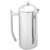 Sleek SS Twin Wall Coffee Plunger 1 Ltr 8 Cup EA