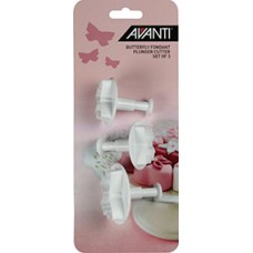 Avanti Butterfly Fondant Plunger Cutter 3 Piece ST