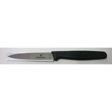 Victorinox Paring Knife 8cm Pointed Wavy Nylon Black EA