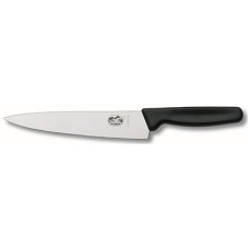 Victorinox Cooks Carving Knife 19cm Wide Blade Nylon Black EA
