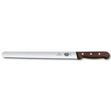 Victorinox Slicing Knife 30cm Rosewood Handle Wavy Edge EA