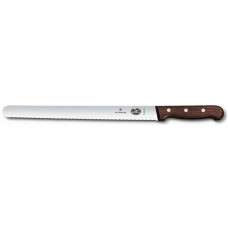 Victorinox Slicing Knife 36cm Rosewood Handle Wavy Edge EA