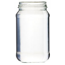 Glass Food Jar 375ml EA