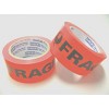 Printy Fragile Tape 50mm x 66m Orange Black (EA)