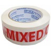 Printy Mixed Carton Tape 50mm x 100m Red on White (CT 36)