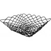 Square Bread Basket Wire Black Plastic Coated  EA