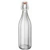 Oxford Water Bottle Clear 1L White Top CT 6