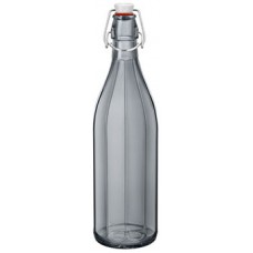 Oxford Water Bottle Grey 1L White Top EA