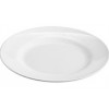 Melamine White Round Plate Raised Rim 230mm PK 12