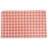 Greaseproof Paper Gingham Red 190x310mm PK 200