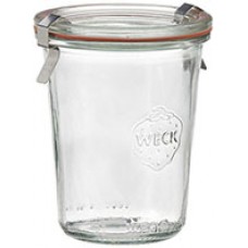 Weck Glass Jar w Lid 60x80mm Cap 160ml CT 12