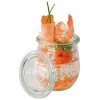 Weck Glass Jar w Lid 70x80mm Cap 220ml CT 12