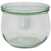 Weck Tulip Glass Jar w Lid 100x85mm Cap 580ml EA