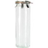 Weck Cylinder Glass Jar w Lid 600ml, 60x210mm EA