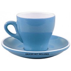 Sky Blue and White Long Black Cup 180ml PK 6