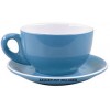 Sky Blue and White Cappuccino Cup 220ml PK 6