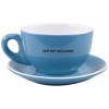 Sky Blue and White Cappuccina Saucer Suits 91084  PK 6