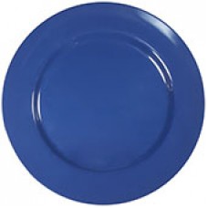 Superware Melamine Dk Blue Round Plate Rim 230mm EA