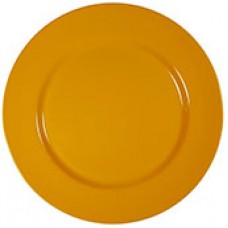 Superware Melamine Dk Yellow Round Plate Rim 230mm EA