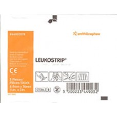 Leukostrip Wound Closure Strips 3s 6.4x76mm PK 50