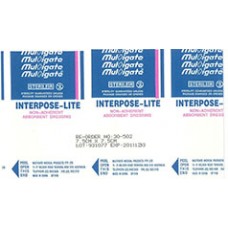 Interpose Lite NA Sterile Dressing 7.5 x 7.5cm PK 100