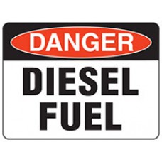 Sign Danger Diesel Fuel Metal 450 x 300mm EA