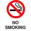 Sign No Smoking Metal 225 x 300mm EA