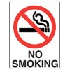 Sign No Smoking Decal 140x120mm Adhesive PK 4