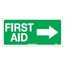 Sign First Aid 300 x 140mm Polyprop EA