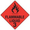 Sign Flammable Liquid Decal 270 x 270mm Adhesive EA