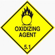 Sign Oxidising Agent 5.1 270x270mm Polyprop EA