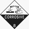 Sign Corrosive 8 270x270mm Polyprop EA