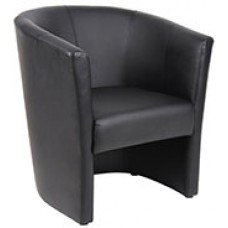 YSD Tub Chair Black PU EA