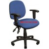 YSD Task Chair 2 Lever Plain Fabric Blue EA