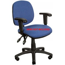 YSD Task Chair 2 Lever Plain Fabric Blue EA