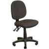 YSD Task Chair 2 Lever Plain Fabric Black EA