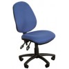 YSD Typist Chair 2 Lever Plain Fabric Blue EA