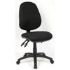 YSD Typist Chair 2 Lever Plain Fabric Black EA