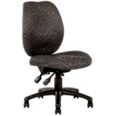 YSD Typist Chair Sabina Ergo Lever Tilt Fabric Black EA