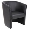 YSD Office Tub Chair Single PU Black EA