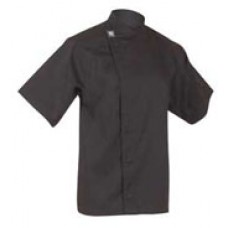 Tunic Top Black with Short Sleeves Med (EA)