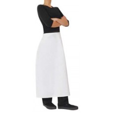 White Waiters Apron 575 Cotton Drill 70x86cm (EA)