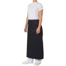 Black Waiters Apron With Pocket 575 Cotton Drill 70x86cm (EA)