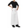 White Continental Waiters Apron With Pocket 575 Cotton Drill 70x86cm (EA)