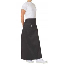 Black Continental Waiters Apron 575 Cotton Drill 70x86cm (EA)